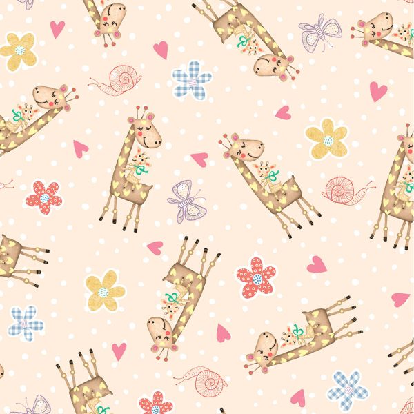 11594B Baby Giraffe Beige Baby Love (3045)